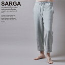 SARGA サルガ ヨガウェア ヨガパンツ メンズ カットオフスウェットパンツ CUT OFF SWEAT PANTS SA242-JP56 2024AW 秋 ...