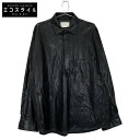 stein シュタイン ST.200-3 ブラック OVERSIZED PULLOVER SHIRT LEATHER トップス 表記なし ブラック メンズ 【中古】(4)
