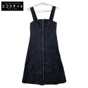 ANAYI アナイ 【美品/24年製】10241714210 デニムライクジャンパードレス/ ワンピース 34 インディゴ レディース 【中古】