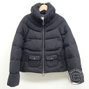 MONCLER【モンクレール】 国内正規●BRIANCON 黒 ショールカラー ウール ダウンジャケ ...