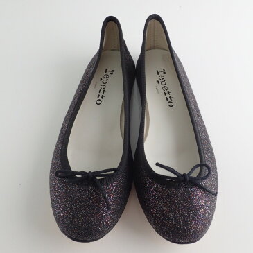 Repetto レペット V086DIA CENDRILLON サンドリオン ラメ バレエシューズ 35 ブラックマルチ レディース【中古】
