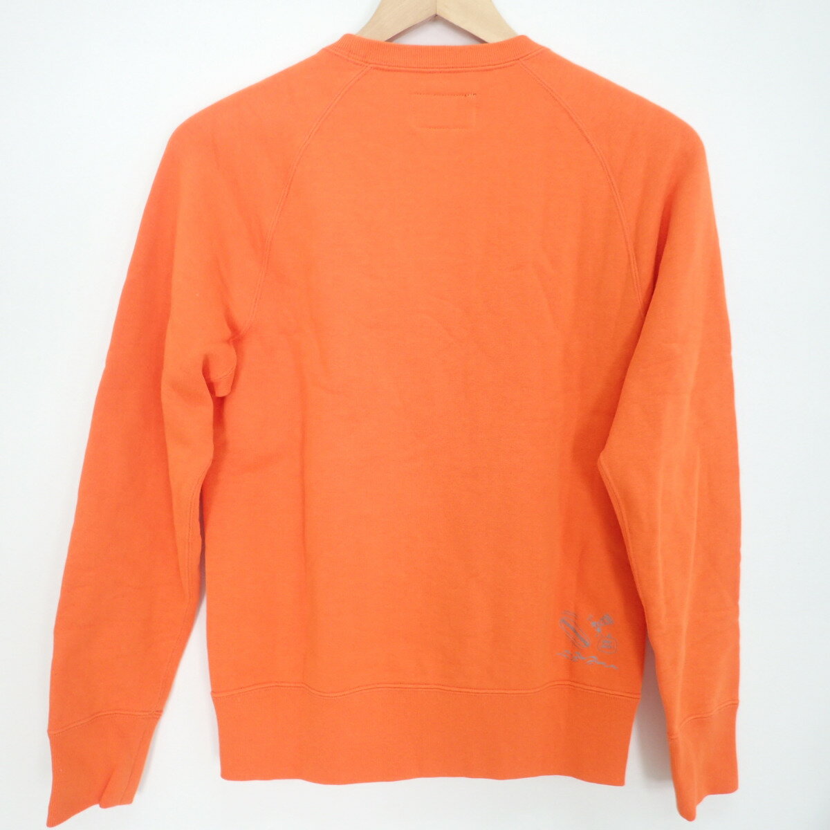 Loopwheelerループウィラー Peanutsピーナッツ Crew Sweat スヌーピープリント クルーネック スウェット トップスs オレンジ メンズ Www Pick Law Com