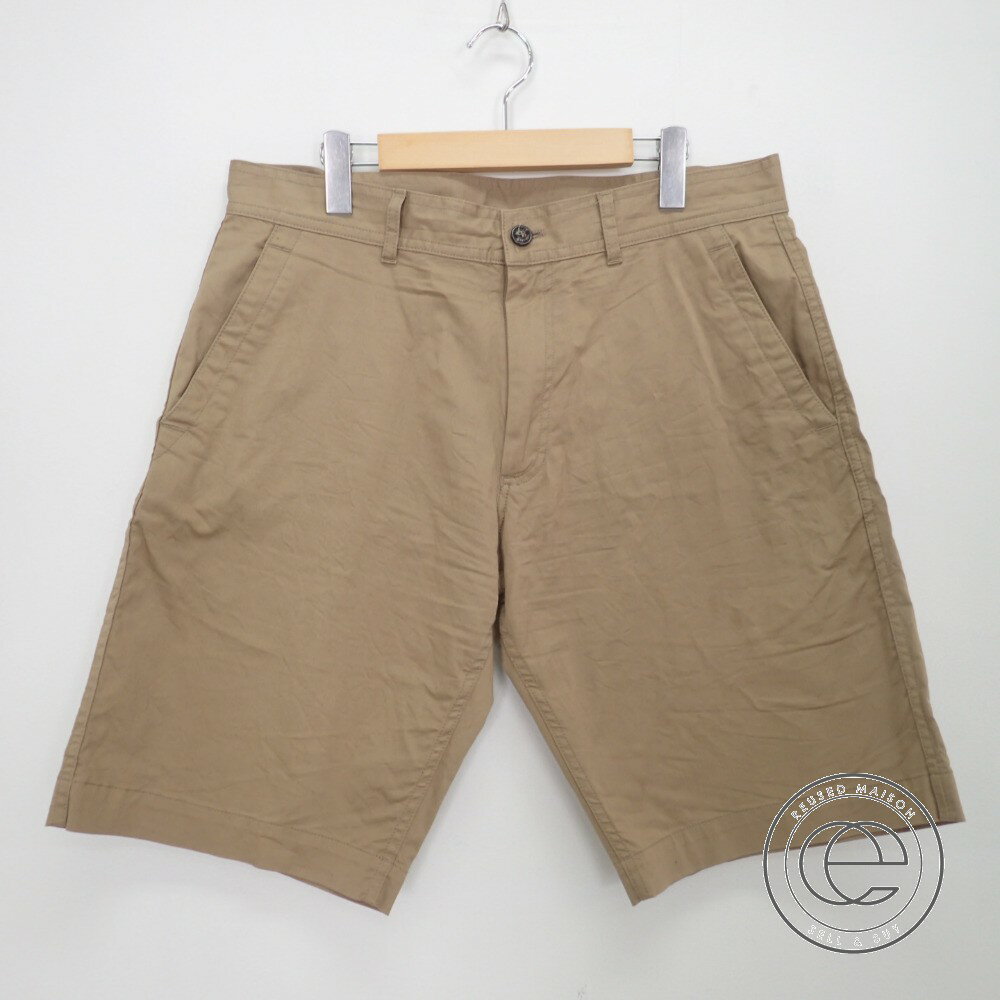 MONCLER モンクレール 国内正規☆　 PANTALONE BERMUDA ハーフパンツ ボトムス 48 ベージュ メンズ 【中古】