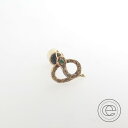 ILEANA MAKRI イリーナ・マクリ K18YG イエローダイヤモンド グリーンダイヤモンド SNAKE EAR PAVE 片耳用 ピアス イエローゴールド レディース 【中古】