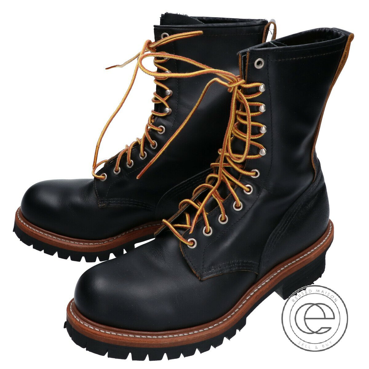 RED WING レッドウィング 9210 9inch Logger Boots 9インチ ロガーブーツ シューズ US9D BLACK メンズ 【中古】のサムネイル