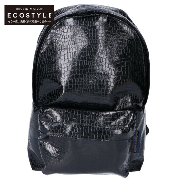 COMMEdesGARCONS コムデギャルソン GB-K202 Scale Effect Bag 型押しPVC リュック・デイパック ブラック レディース 【中古】