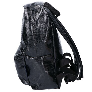 COMMEdesGARCONS コムデギャルソン GB-K202 Scale Effect Bag 型押しPVC リュック・デイパック ブラック レディース 【中古】