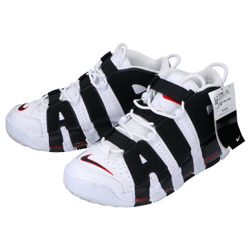 NIKE ナイキ 414962-105 AIR MORE UPTEMPO エアモアアップテンポ スニーカー シューズ 27cm WHITE/BLACK-UNIVERSITY RED メンズ 【中古】