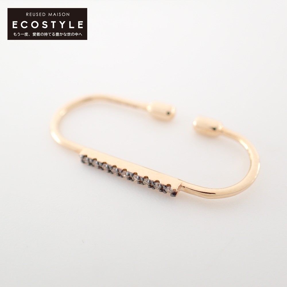 Hirotaka ヒロタカ 【美品】MR09KDFZ K10 Miro 0.04 ダイヤモンド イヤーカフ Mサイズ イエローゴールド レディース 【中古】のサムネイル