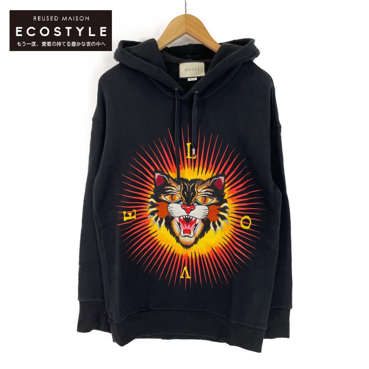 GUCCI グッチ 475531 Angry Cat Hoodie トッ
