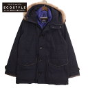 HACKETT LONDON ハケットロンドン HM401516 ネイビー N-3B型 ダウンコート コート S ネイビー メンズ 【中古】