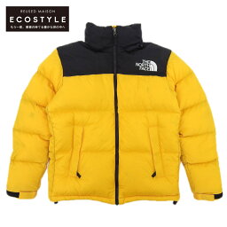 THE NORTH FACE ノースフェイス 新品同様 THE NORTH FACE ノースフェイス ヌプシ ダウン ジャケット ブルゾン メンズ イエロー ブラック S ND91841 ジャケット S イエロー/ブラック メンズ 【中古】