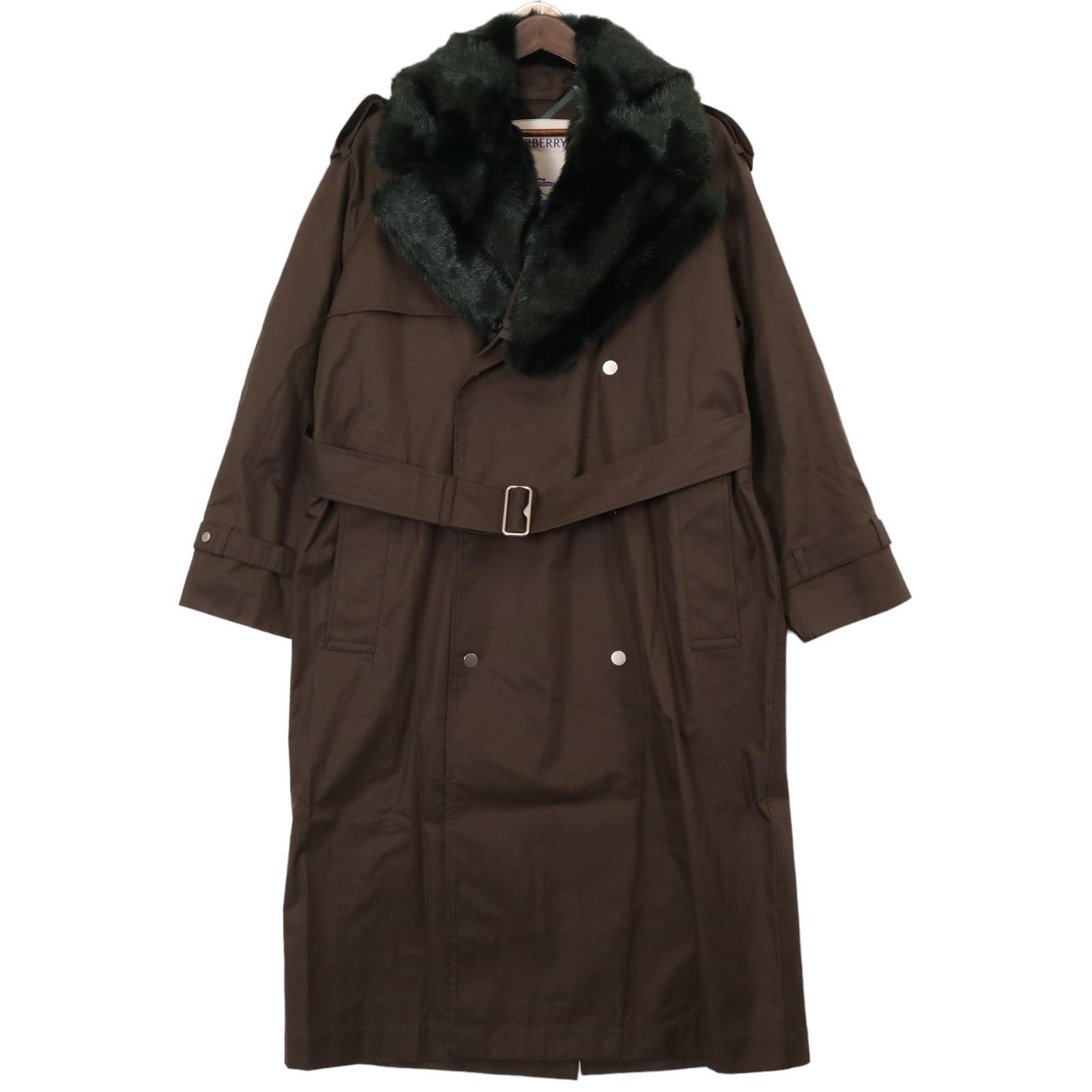 BURBERRY バーバリー カーキ 8077864 ショート ランバス カーコート コート 6 カーキ メンズ 【中古】