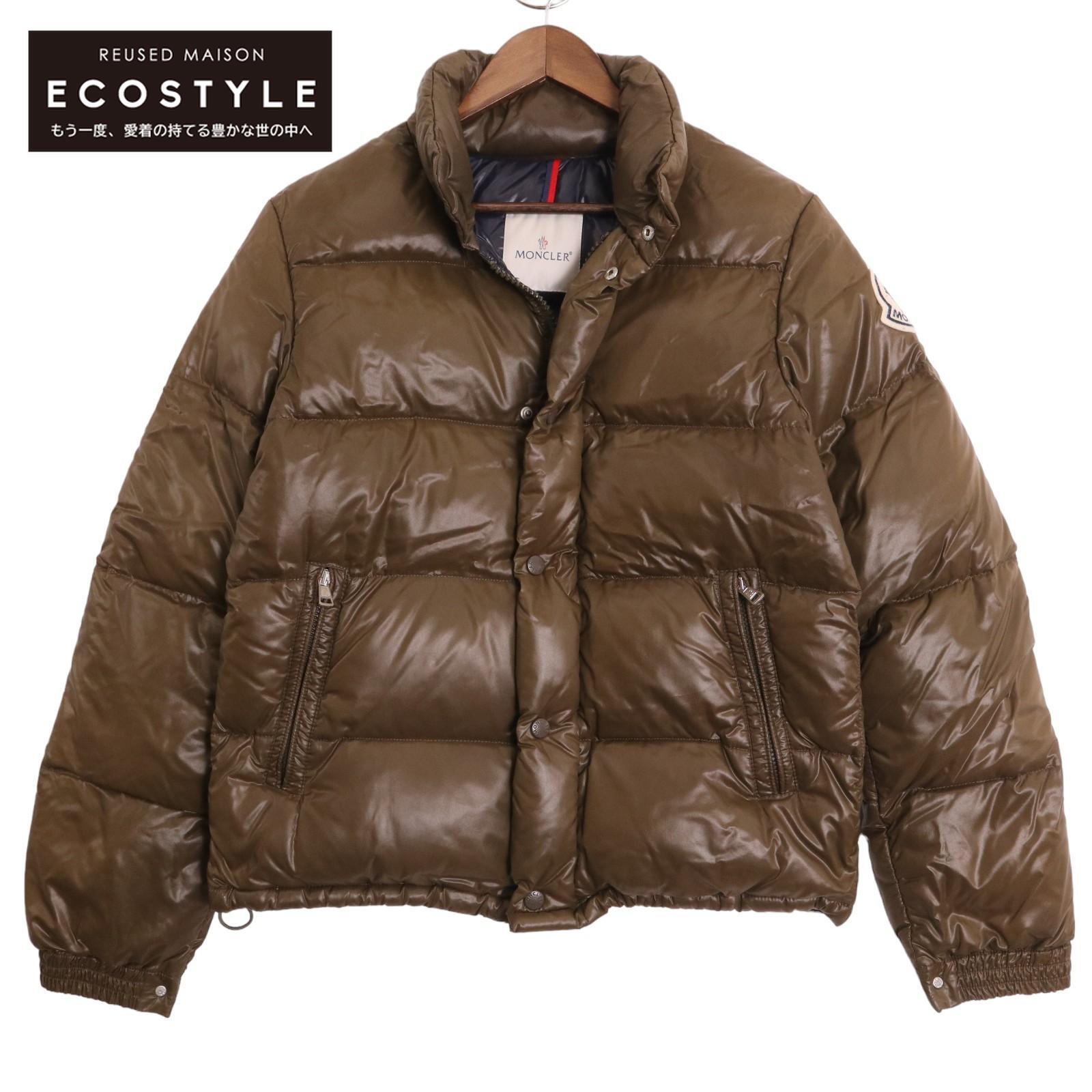 MONCLER モンクレール カーキ エベレスト ダウンジャケット ジャケット 1 カーキ メンズ 【中古】