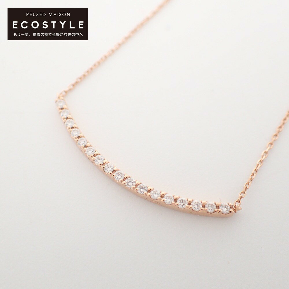 VENDOME AOYAMA ヴァンドーム青山 【美品】AGAN627145DI 0.20ダイヤモンド リュール ネックレス ピンクゴールド レディース 【中古】のサムネイル