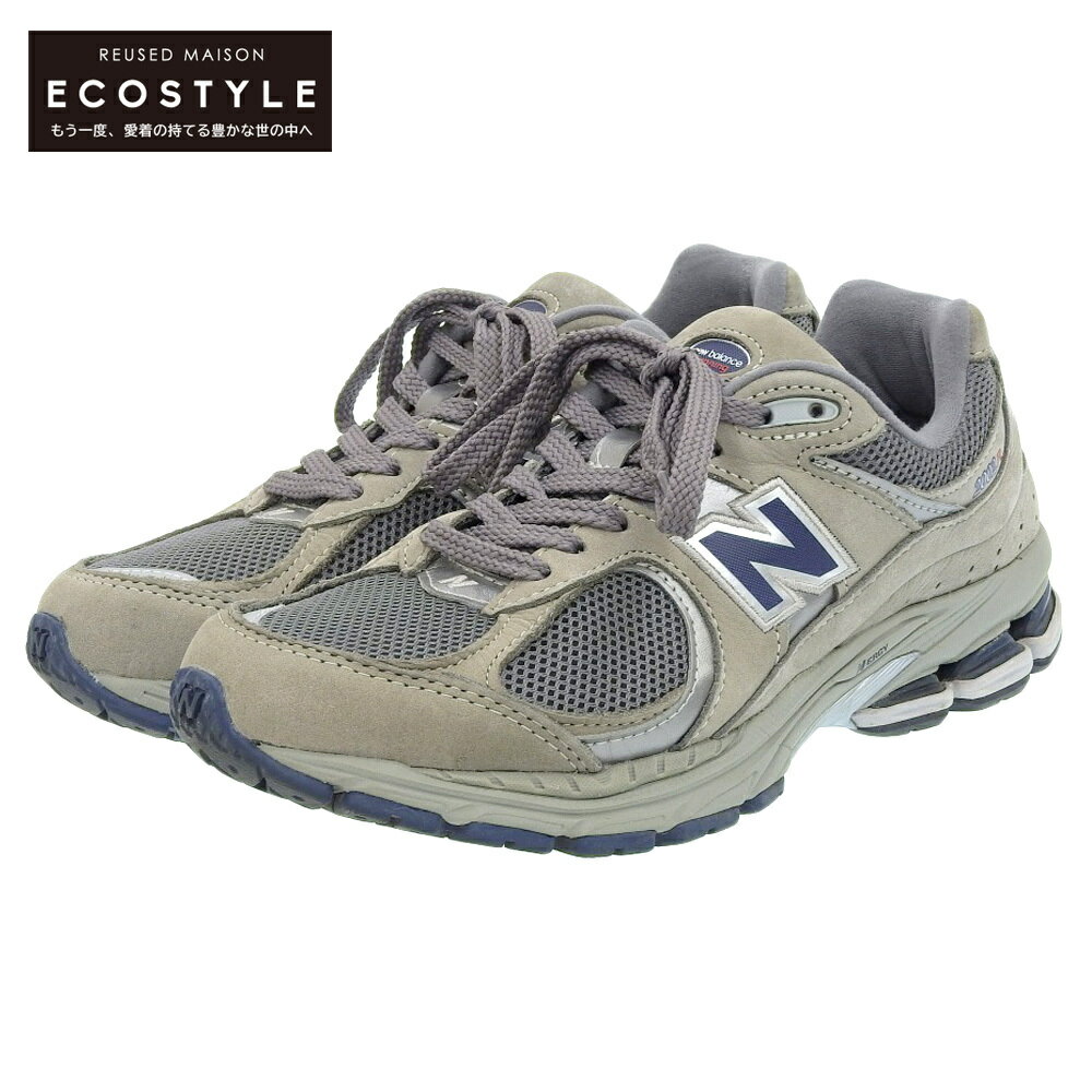 NEW BALANCE ニューバランス 美品 New Balance ニューバランス 2002RA ローカット スニーカー シューズ メンズ グレー 24.5cm ML2002RA..