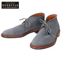 Alden オールデン 【新品未使用】1592L CHUKKA BOOT スエード チャッカブーツ シューズ 8D BLUE GRAY メンズ 【中古】