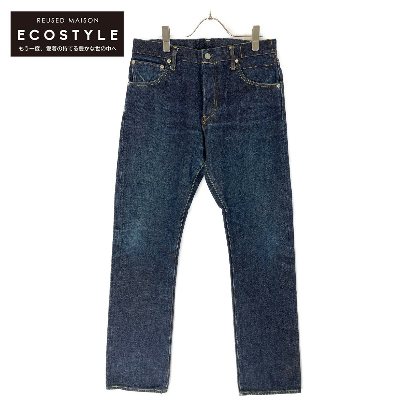 【中古】VISVIM ビズビム インディゴ SOCIAL SCULPTURE 5P DENIM PANT ボトムス W32L32 インディゴ メンズ 