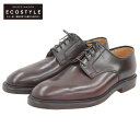 Crockett Jones クロケット＆ジョーンズ 新品同様 CROCKETT JONES クロケット＆ジョーンズ ASHDOWN アッシュダウン コードバン シューズ メンズ バーガンディ 7 1/2E 5134-H16 シューズ 7 1/2E バーガンディ メンズ 【中古】