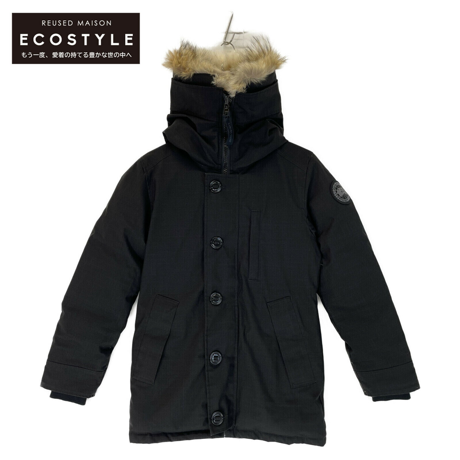 CANADA GOOSE カナダグース 3481JMB エディフィス別注 クレストン ダウンコート ジャケット 2XS ブラック メンズ 【中古】