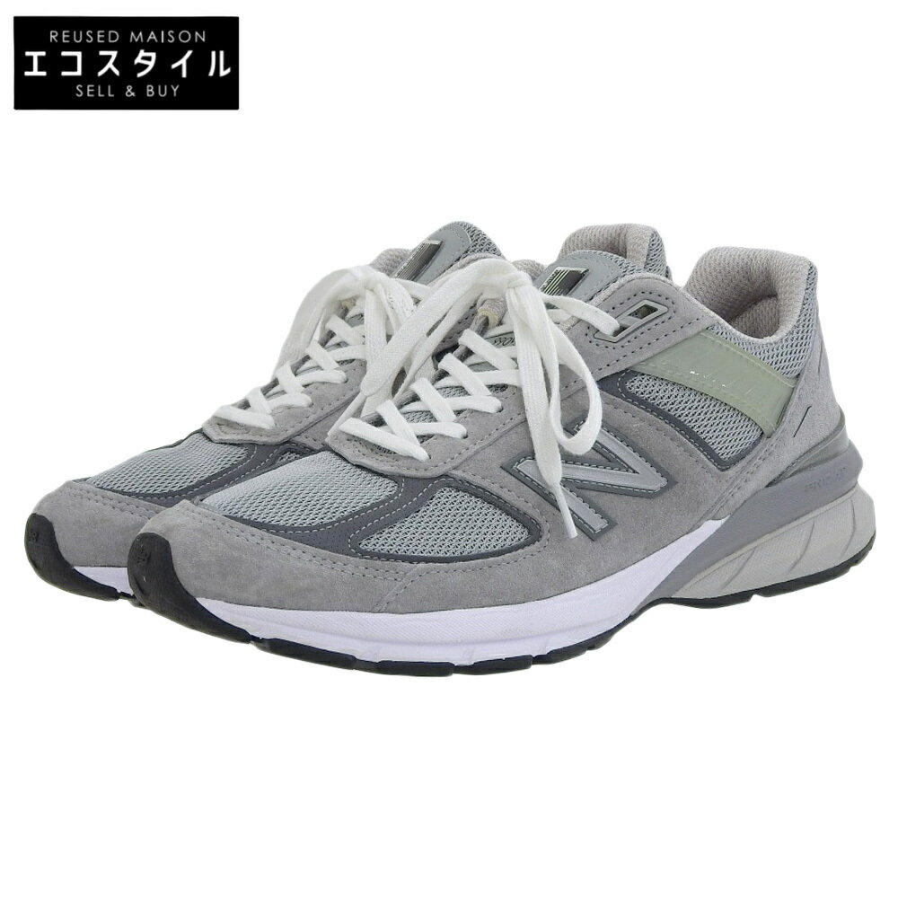 NEW BALANCE ニューバランス 美品 NEW BALANCE ニューバランス M990GL5 GRAY 20FW-S ローカットスニーカー メンズ グレー 8 シューズ 8..