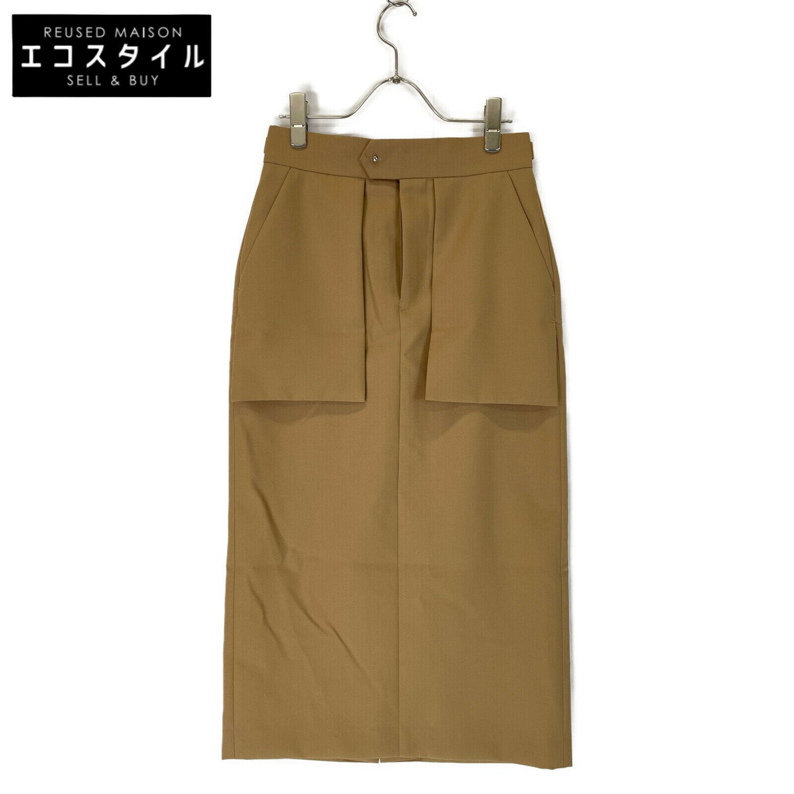 HYKE nCN 24SS x[W 14148 DOESKIN MIDI SKIRT fUC|PbgOXJ[g XJ[g 1 x[W fB[X yÁz