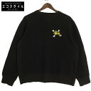 STUSSY ステューシー 90S ブラック コットン トレーナー トップス L ブラック メンズ 【中古】