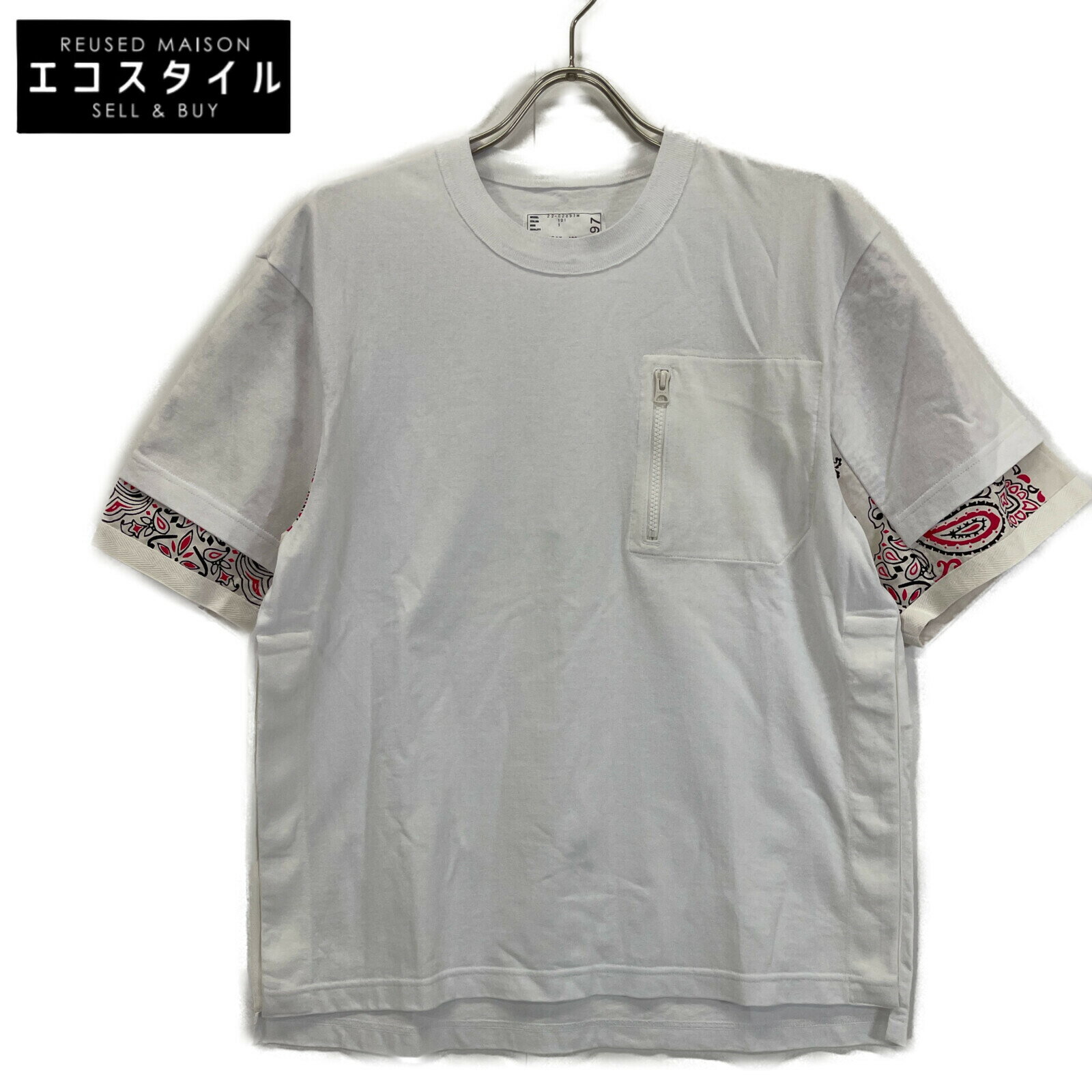 楽天市場】sacai バンダナ(Tシャツ・カットソー|トップス 楽天市場】sacai バンダナ(Tシャツ・カットソー|トップス