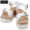 STELLA McCARTNEY ステラマッカートニー エリス リサイクルウッド サンダル シューズ 36 ホワイト レディース 【中古】(4)