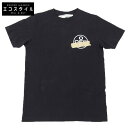 OFF-WHITE オフホワイト Off-White オフホワイト コットン 半袖 Tシャツ トップス メンズ ブラック S OMAA027R20185002 ...