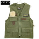 Barbour バブアー カーキ フィッシングベスト ベスト 表記なし カーキ メンズ 【中古】