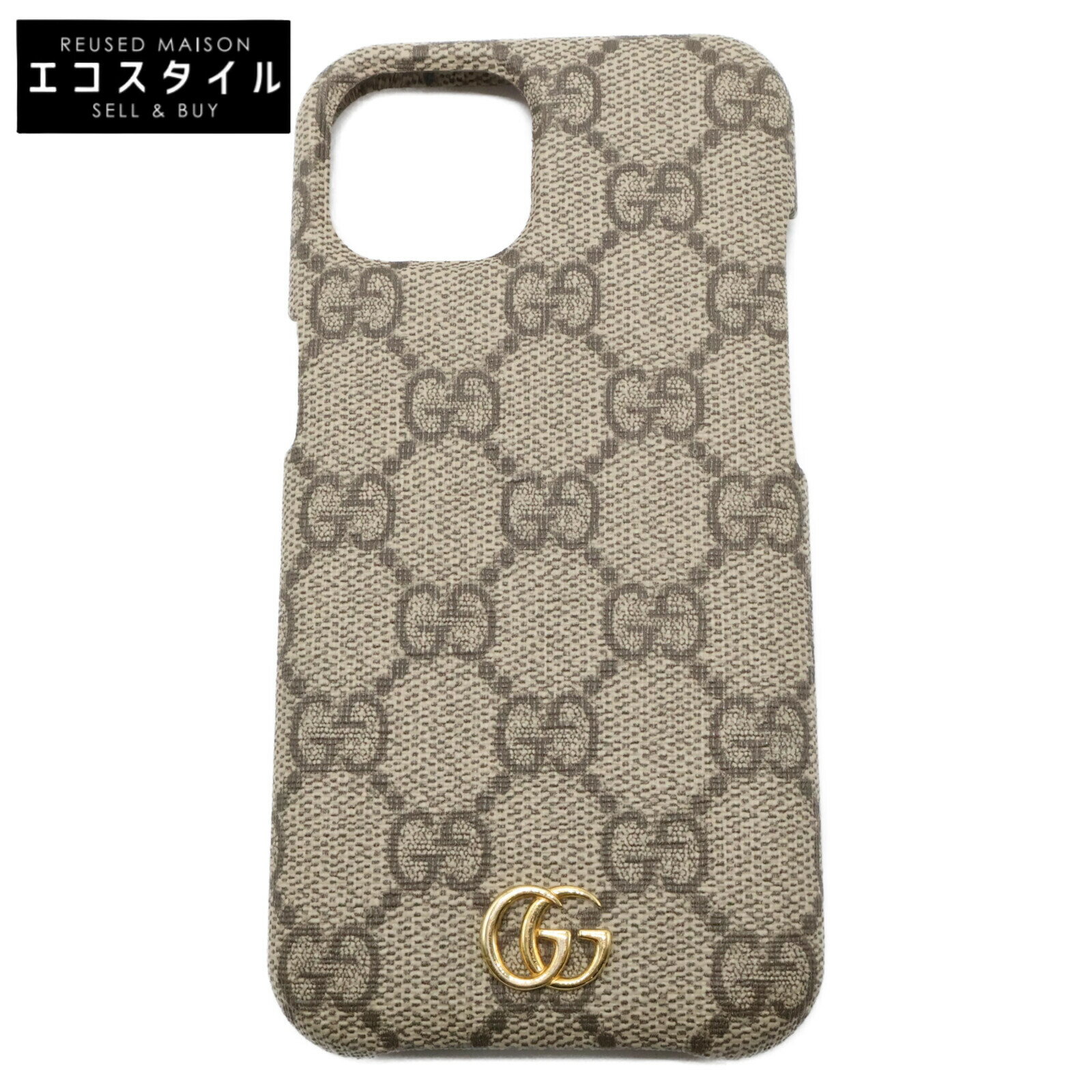 GUCCI グッチ 763787 オフィディア iPhone 15 携帯ケース その他 ベージュ＆エボニー 【中古】のサムネイル