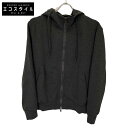 giab's ARCHIVIO ジャブスアルキヴィオ 18A PUCCI グレー レーヨン×ナイロン ジップアップフーディ トップス 48 グレー メンズ 【中...