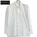 HOMME PLISSE ISSEY MIYAKE オムプリッセ イッセイミヤケ ホワイト HP36FJ031 ポリエステル バンドカラーシャツ トップス 2 ...