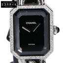 CHANEL シャネル H3252 ダイヤモンドベゼル プルミエール SS クオーツウォッチ 腕時計 シルバー レディース 【中古】