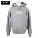 Dior HOMME ディオールオム 【美品/国内正規/23年製】243J691A0531 ロゴ刺繍 プルオーバー パーカー/ トップス M グレー メンズ 【...