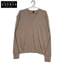 ATON エイトン 21SS ピンク KRAGIM0101 カシミア・シルク Vネックニット トップス 2 ピンク レディース 【中古】