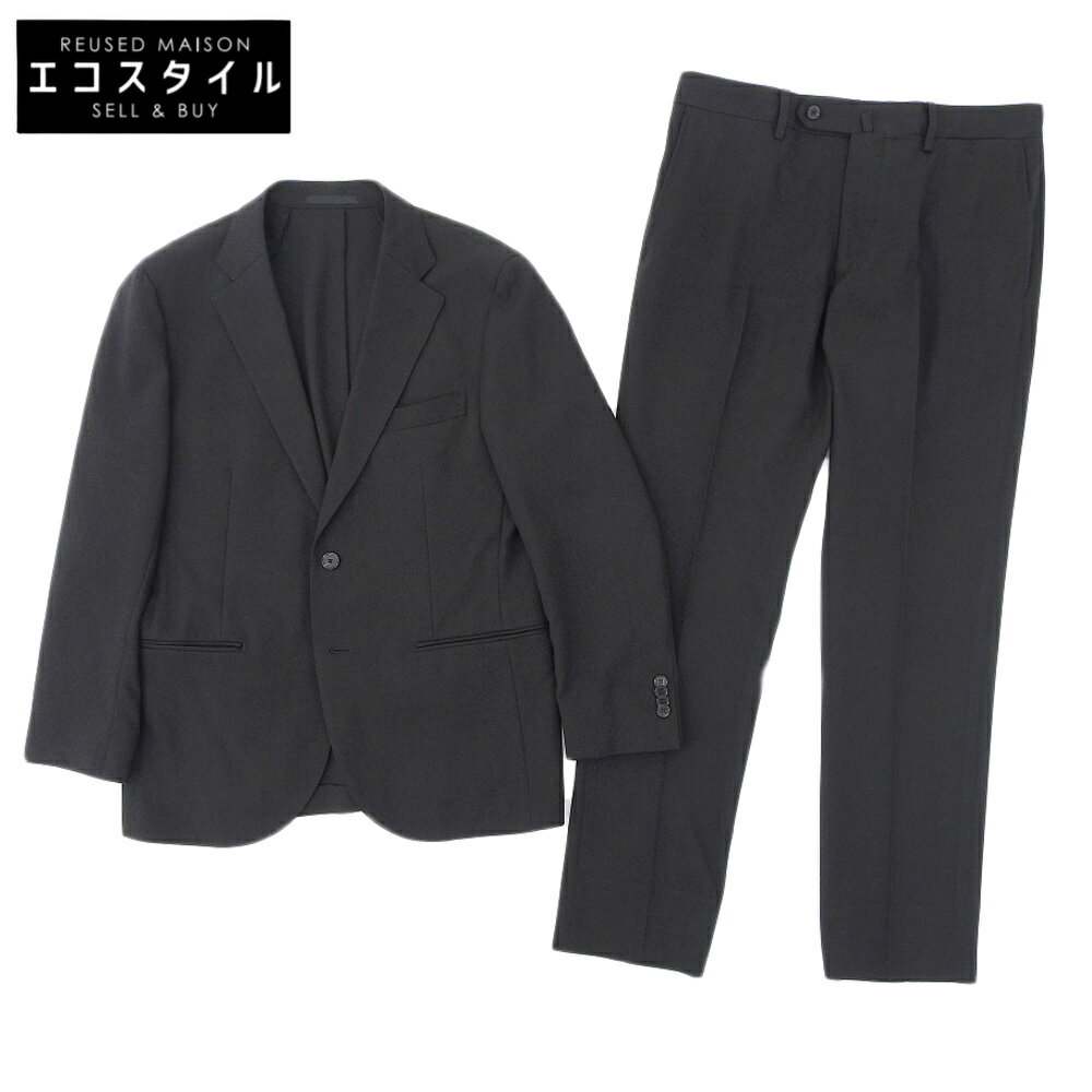 MACKINTOSH PHILOSOPHY マッキントッシュフィロソフィー MACKINTOSH PHILOSOPHY マッキントッシュフィロソフィー TROTTER シングル 2つ釦 スーツ メンズ ブラック 黒 38L 42 スーツ 38L ブラック メンズ 【中古】