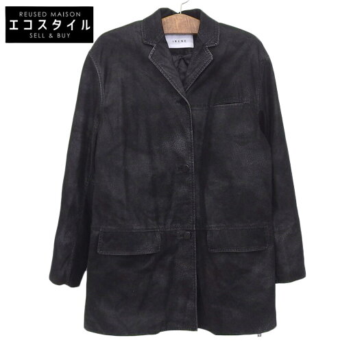 IRENE アイレネ 【新品同様】24AW 26A84001 Vintage Leather Jecket ヴィンテージレザー ジャケット 36 ブラック レディース 【中古】 IRENE アイレネ 【新品同様】24AW 26A84001 Vintage Leather Jecket ヴィンテージレザー ジャケット 36 ブラック レディース 【中古】