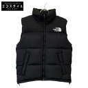 THE NORTH FACE ノースフェイス ブラック ND92338 ヌプシ ベスト ベスト L ブラック メンズ 【中古】