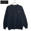 ACNE STUDIOS アクネ ストゥディオズ FA-UX-SWEA000048 ブラック コットン メタルフェイス クルーネックスウェットプルオーバー トップス XS ブラック レディース 【中古】(4)