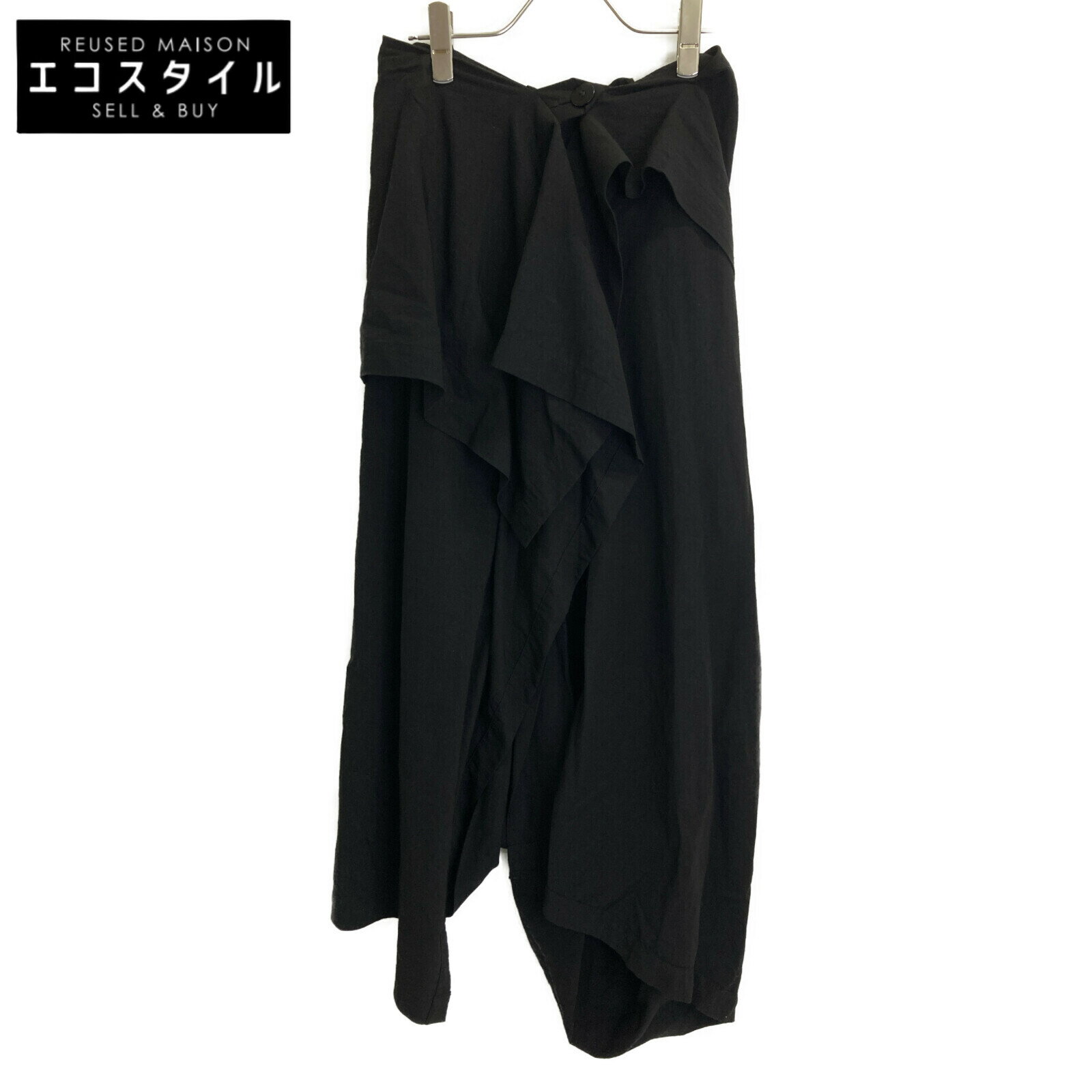 ISSEY MIYAKE イッセイミヤケ ブラック IM43FF084 ENCLOTHE PANTS Trouser ボトムス 3 ブラック レディース 【中古】