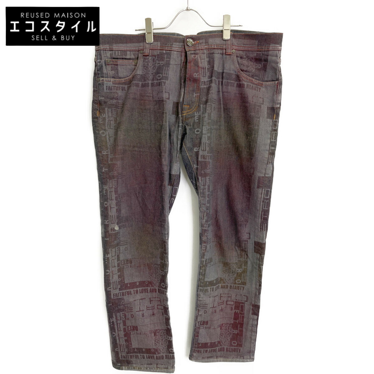 タグ付】ETRO エトロ ペイズリー柄 サイドライン コットンパンツ タグ付】ETRO エトロ ペイズリー柄 サイドライン コットンパンツ