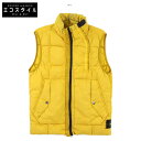 STONE ISLAND ストーンアイランド 18AW 6915G0223 イエロー GARMENT DYED CRINKLE REPS NY DOWN ベスト...