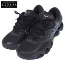 MIZUNO ミズノ 未使用 MIZUNO ミズノ WAVE PROPHECY LS スニーカー シューズ メンズ 黒 ブラック 24cm D1GA333701...