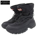HUNTER ハンター HUNTER ハンター WANDERER レースアップ ウィンターブーツ シューズ メンズ ブラック UK9 MFS9300NYL シュ...