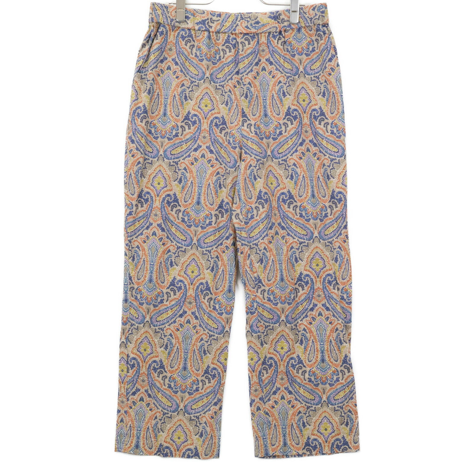 adeu アデウ ペイズリー コットンリネン イージーパンツ ボトムス 1 マルチカラー メンズ 【中古】