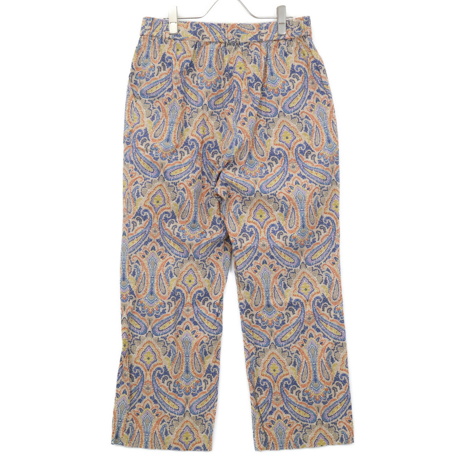 adeu アデウ ペイズリー コットンリネン イージーパンツ ボトムス 1 マルチカラー メンズ 【中古】