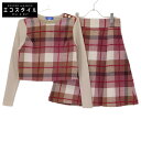BLUE LABEL CRESTBRIDGE ブルーレーベルクレストブリッジ 【原宿本店限定】クレストブリッジチェックループヤーンツィードセットアップ スーツ ...