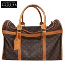 LOUIS VUITTON ルイヴィトン M42021 サックシヤン50 ペットバッグ ドッグキャリー ペットキャリー ボストンバッグ モノグラム 【中古】